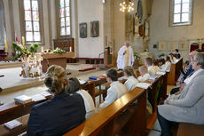 Dankgottesdienst der Kommunionkinder (Foto: Karl-Franz Thiede)